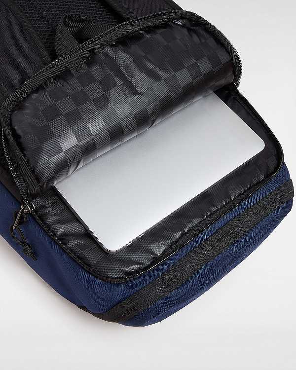 Blue Unisex Vans Obstacle Backpacks Canada | VN2839617