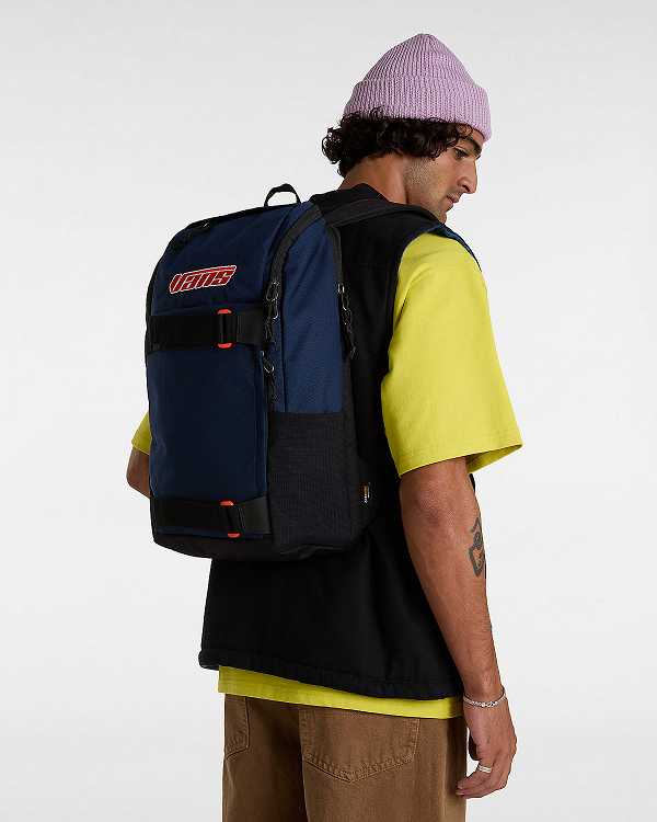 Blue Unisex Vans Obstacle Backpacks Canada | VN2839617