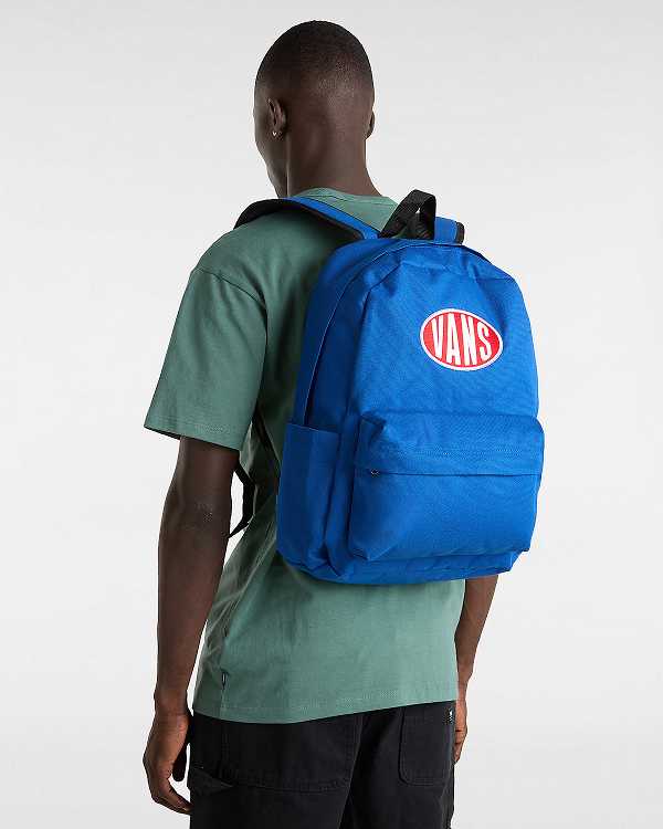 Blue Unisex Vans Old Skool Backpacks Canada | VN7802963