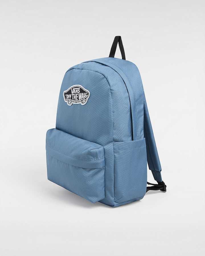 Blue Unisex Vans Old Skool Classic Backpacks Canada | VN7416805