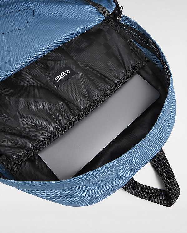 Blue Unisex Vans Old Skool Classic Backpacks Canada | VN7416805
