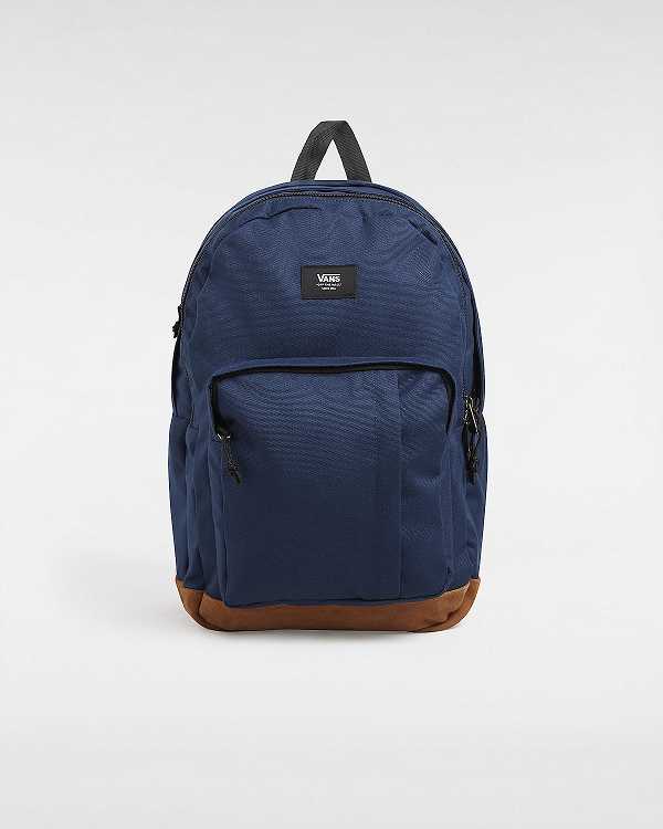 Blue Unisex Vans Old Skool Trek Backpacks Canada | VN8463029