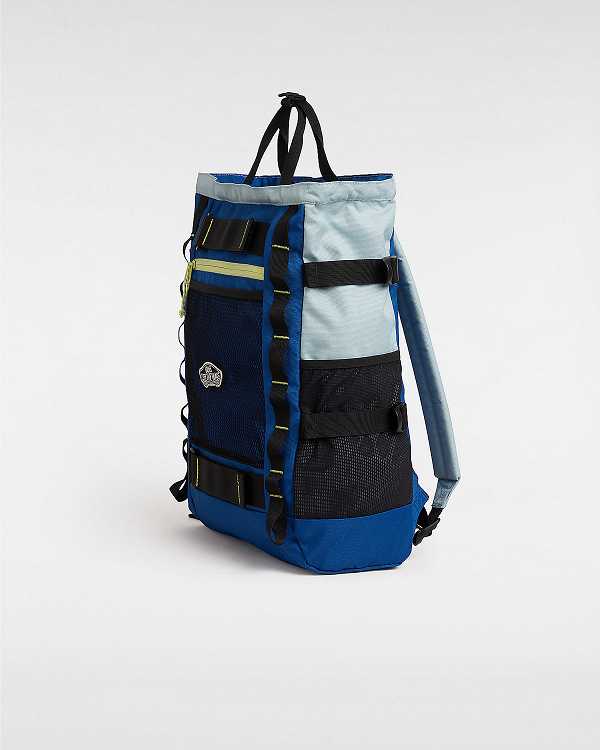 Blue Unisex Vans Sherwin Backpacks Canada | VN7046235