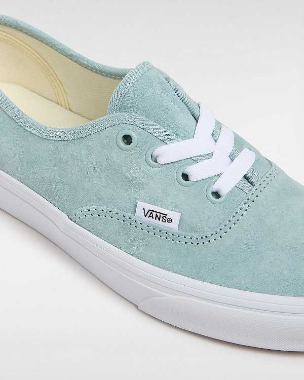 Blue Women Vans Authentic Pig Suede Sneakers Canada | VN9027681