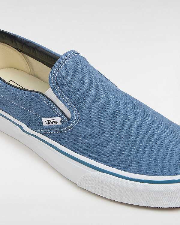 Blue Women Vans Classic Slip On Shoes Canada | VN9653218