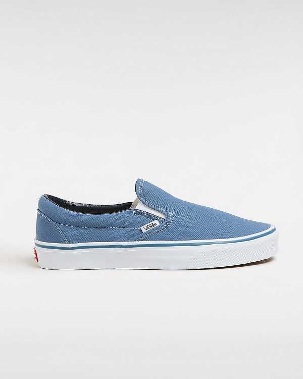 Blue Women Vans Classic Slip On Shoes Canada | VN9653218