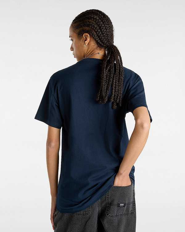 Blue Women Vans Classic T Shirts Canada | VN8951367