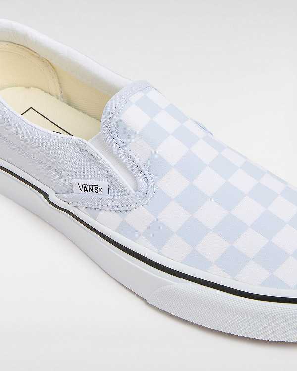 Blue Women Vans Color Theory Slip On Shoes Canada | VN9147835