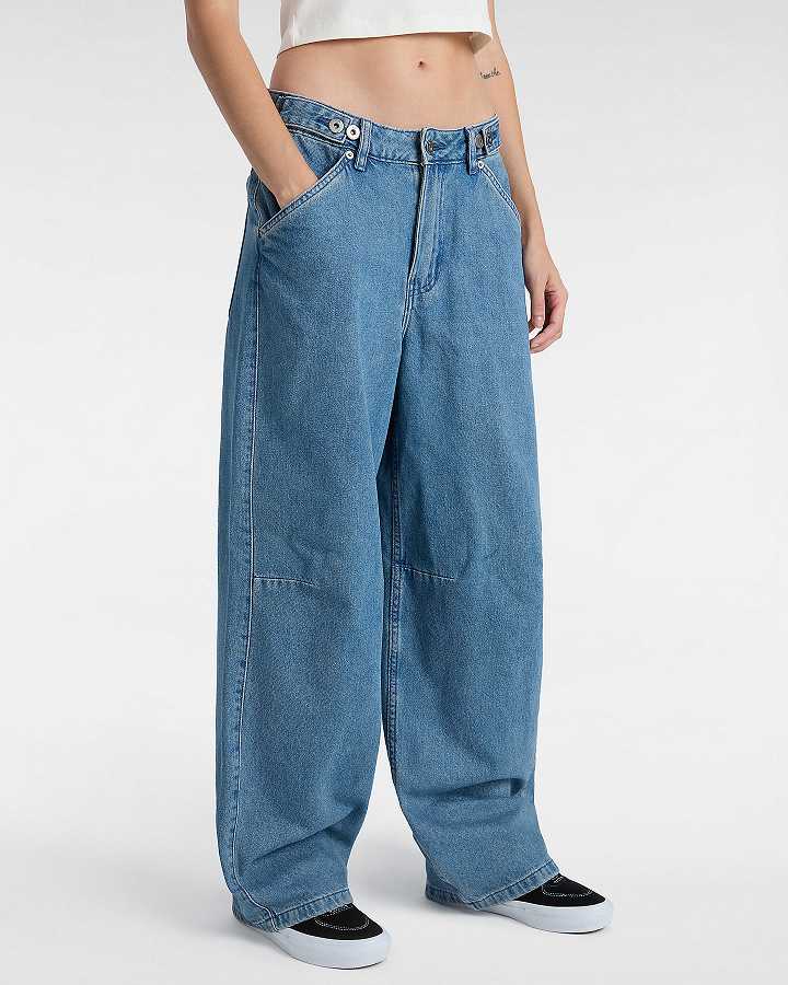 Blue Women Vans Curbside Pants Canada | VN1907684