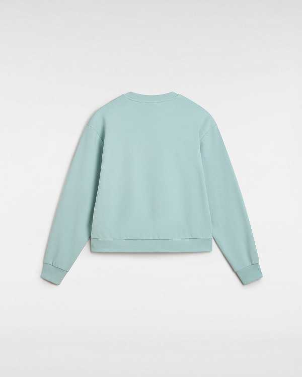 Blue Women Vans Essential Relaxed Fit Sweatshirt Canada | VN3127485