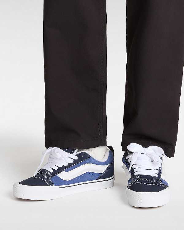Blue Women Vans Knu Skool Skate Shoes Canada | VN9805714