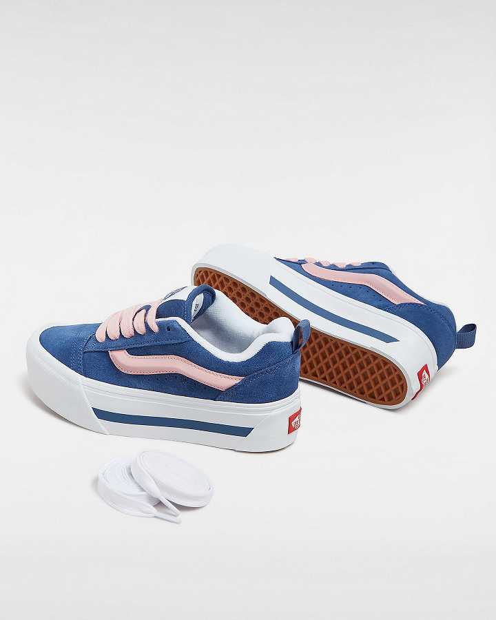 Blue Women Vans Knu Stack Sneakers Canada | VN5328769