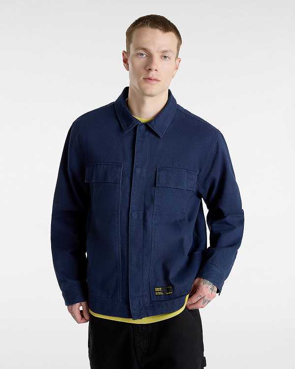 Blue Women Vans Mcavoy Station Jacket Canada | VN8472195