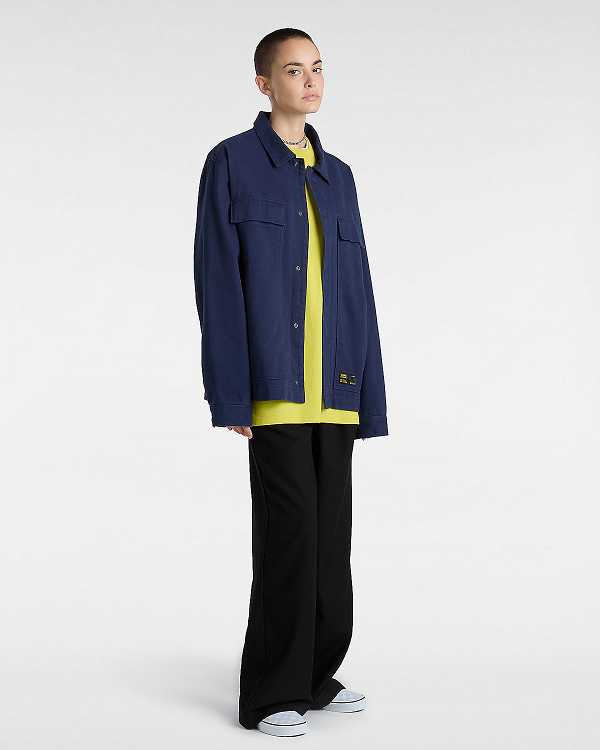 Blue Women Vans Mcavoy Station Jacket Canada | VN8472195