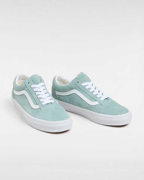 Blue Women Vans Old Skool Pig Suede Sneakers Canada | VN6057412