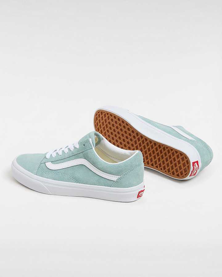 Blue Women Vans Old Skool Pig Suede Sneakers Canada | VN6057412