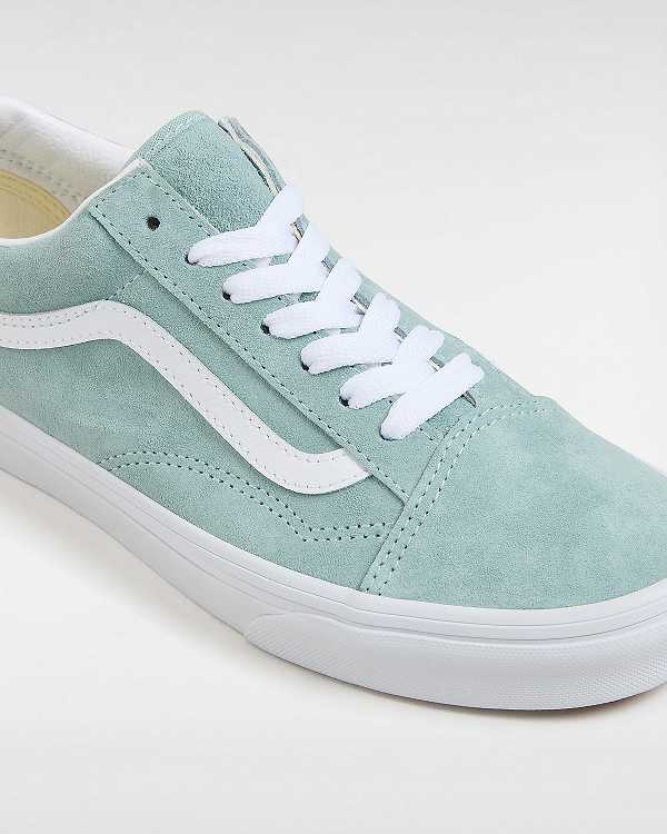 Blue Women Vans Old Skool Pig Suede Sneakers Canada | VN6057412