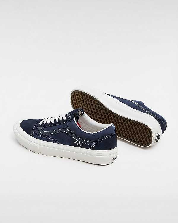 Blue Women Vans Old Skool Skate Shoes Canada | VN4285690