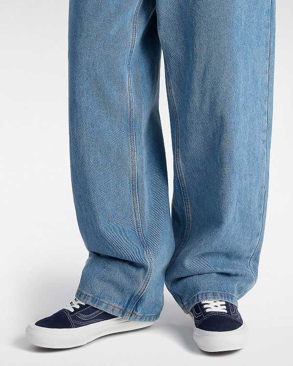 Blue Women Vans Old Skool Skate Shoes Canada | VN4285690