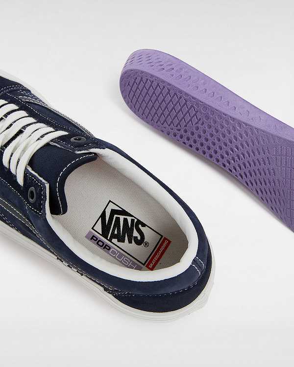 Blue Women Vans Old Skool Skate Shoes Canada | VN4285690