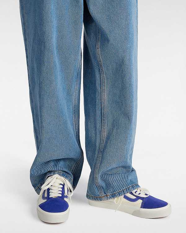 Blue Women Vans Old Skool Sneakers Canada | VN7381569