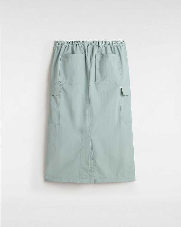 Blue Women Vans Riley Parachute Cargo Skirt Canada | VN6958073