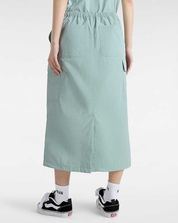 Blue Women Vans Riley Parachute Cargo Skirt Canada | VN6958073