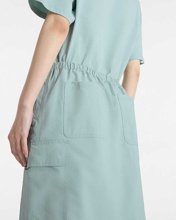 Blue Women Vans Riley Parachute Cargo Skirt Canada | VN6958073