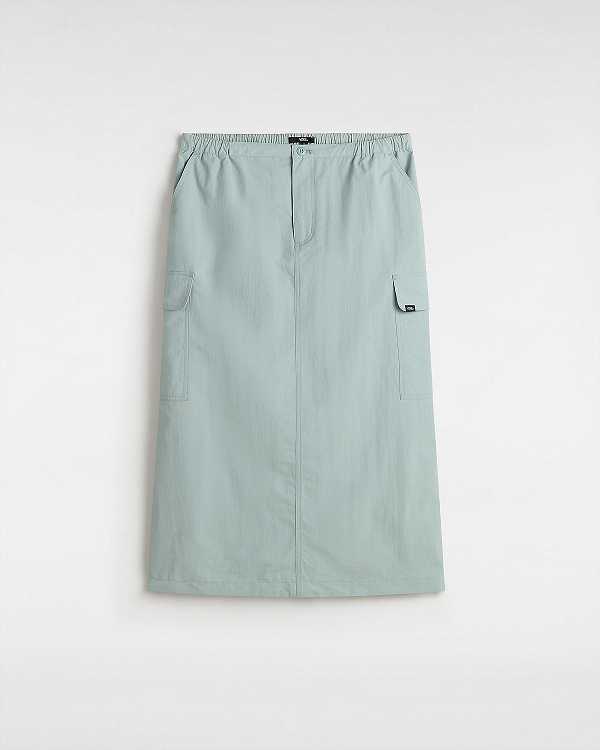 Blue Women Vans Riley Parachute Cargo Skirt Canada | VN6958073