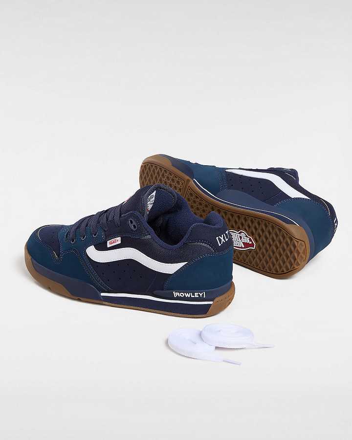 Blue Women Vans Rowley XLT Skate Shoes Canada | VN1506982