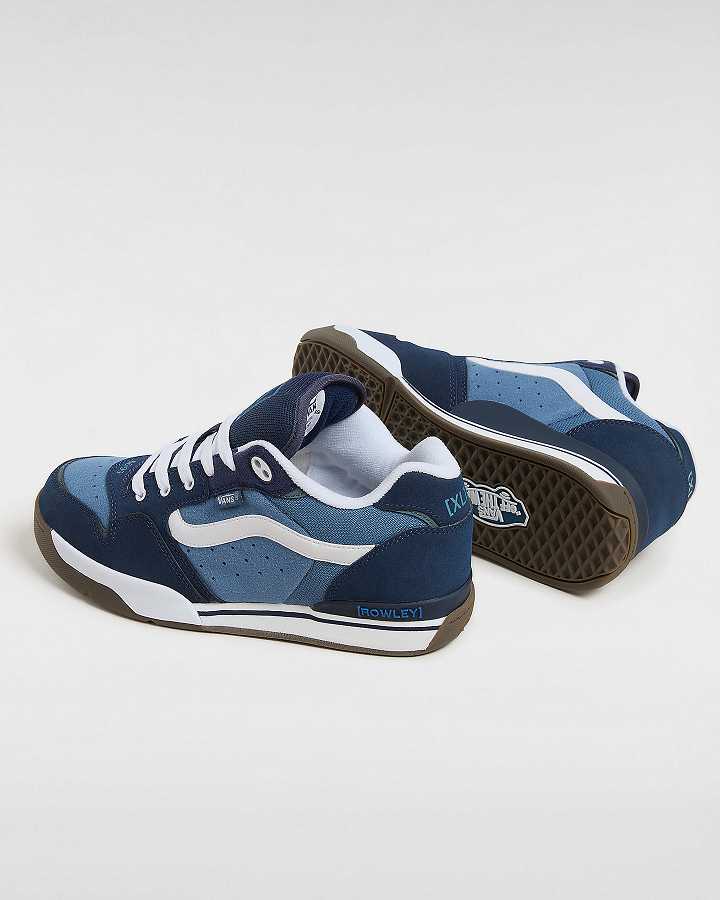 Blue Women Vans Rowley XLT Skate Shoes Canada | VN1523604