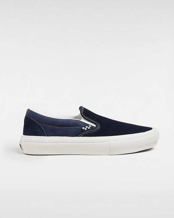 Blue Women Vans Skate Slip On Shoes Canada | VN9831647