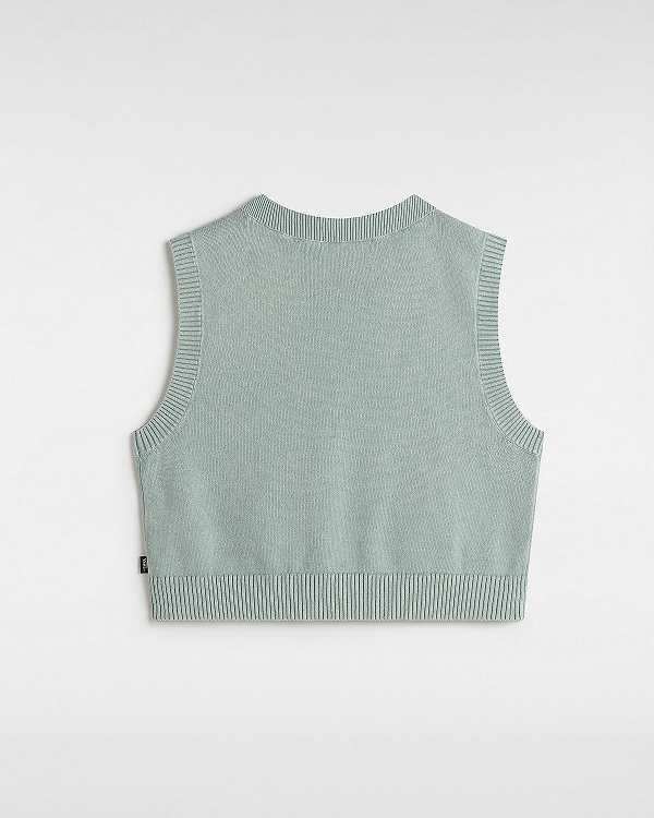 Blue Women Vans Syd Sweater Vest Canada | VN3568127