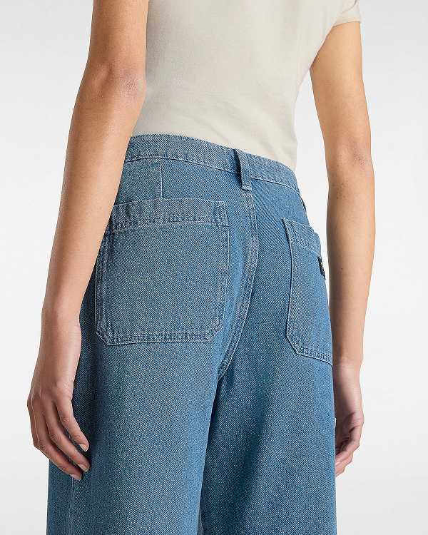 Blue Women Vans Union Relaxed Denim Carpenter Pants Canada | VN1796840