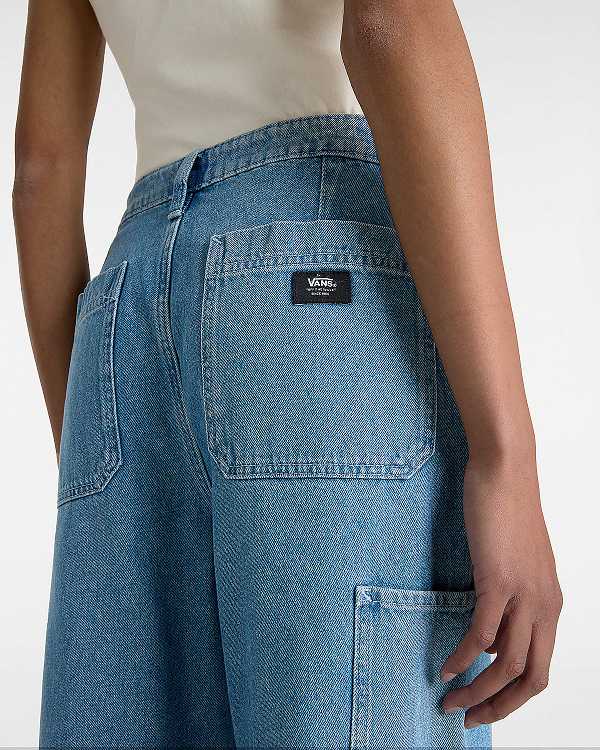 Blue Women Vans Union Relaxed Denim Carpenter Pants Canada | VN1796840