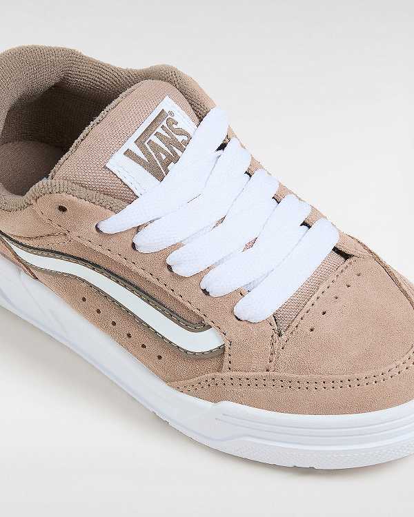 Brown Kids' Vans Hylane SUEDE Warm Taupe (4-8 years) Sneakers Canada | VN5479201