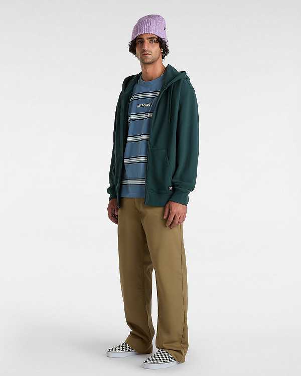 Brown Men Vans Authentic Chino Loose Pants Canada | VN8354601