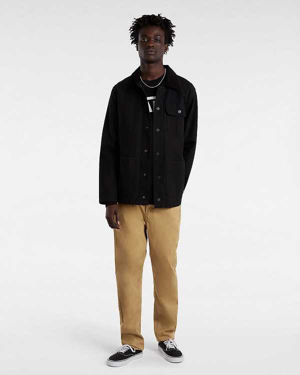 Brown Men Vans Authentic Chino Slim Pants Canada | VN4861392