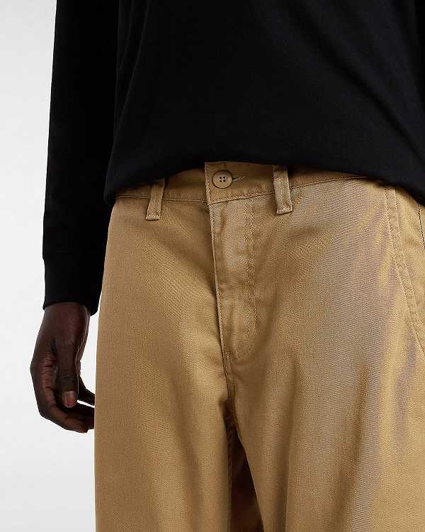 Brown Men Vans Authentic Chino Slim Pants Canada | VN4861392