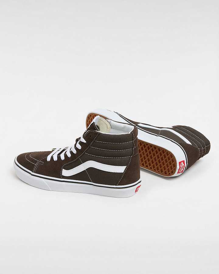 Brown Men Vans Colour Theory Sk8-Hi Sneakers Canada | VN1827359