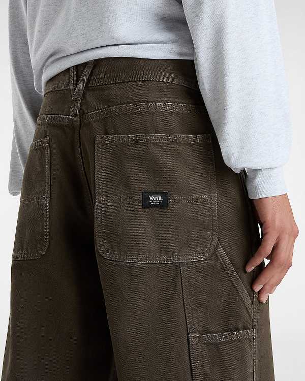 Brown Men Vans Drill Carpenter Pants Canada | VN2874065