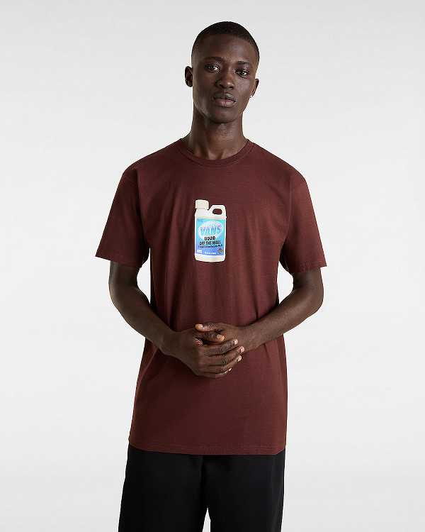 Brown Men Vans Extra Strength T Shirts Canada | VN5480132