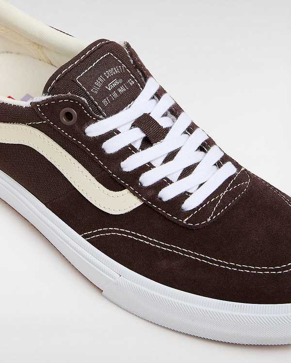 Brown Men Vans Gilbert Crockett Skate Shoes Canada | VN5432907