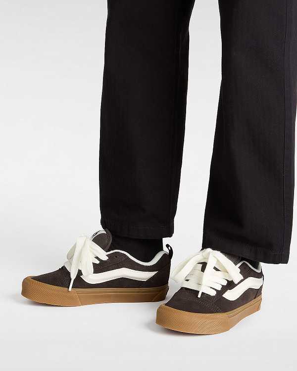 Brown Men Vans Knu Skool Sneakers Canada | VN5426871
