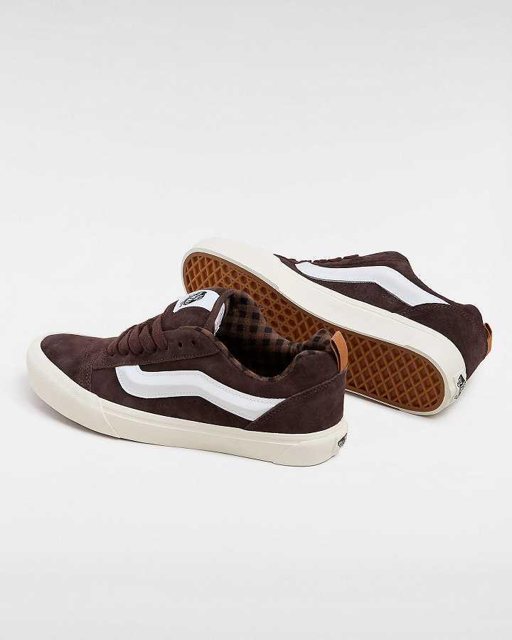 Brown Men Vans Knu Skool Sneakers Canada | VN7983406