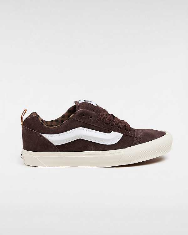 Brown Men Vans Knu Skool Sneakers Canada | VN7983406