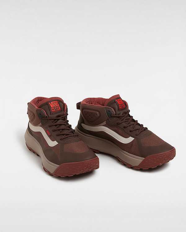 Brown Men Vans MTE Crosspath Mid Sneakers Canada | VN9284150