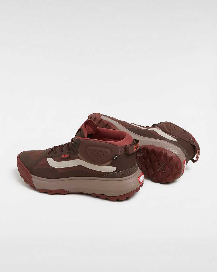 Brown Men Vans MTE Crosspath Mid Sneakers Canada | VN9284150