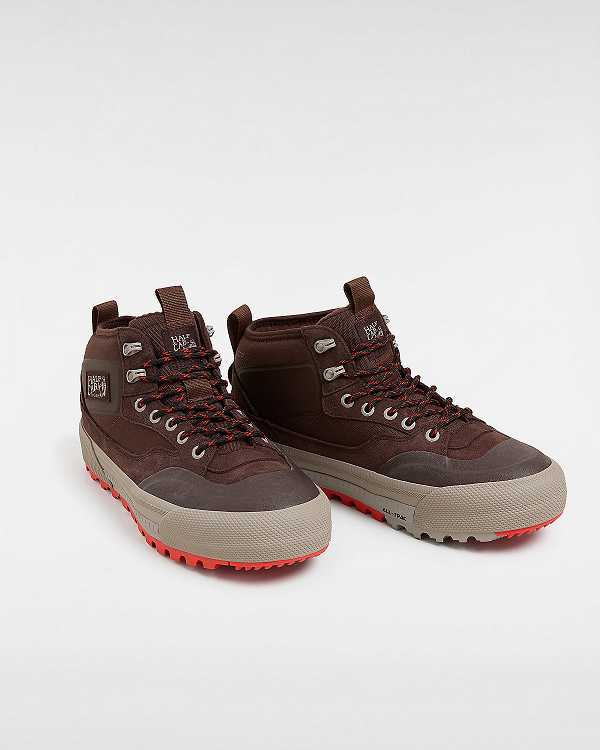 Brown Men Vans MTE Half Cab Gore-tex Shoes Canada | VN9023845