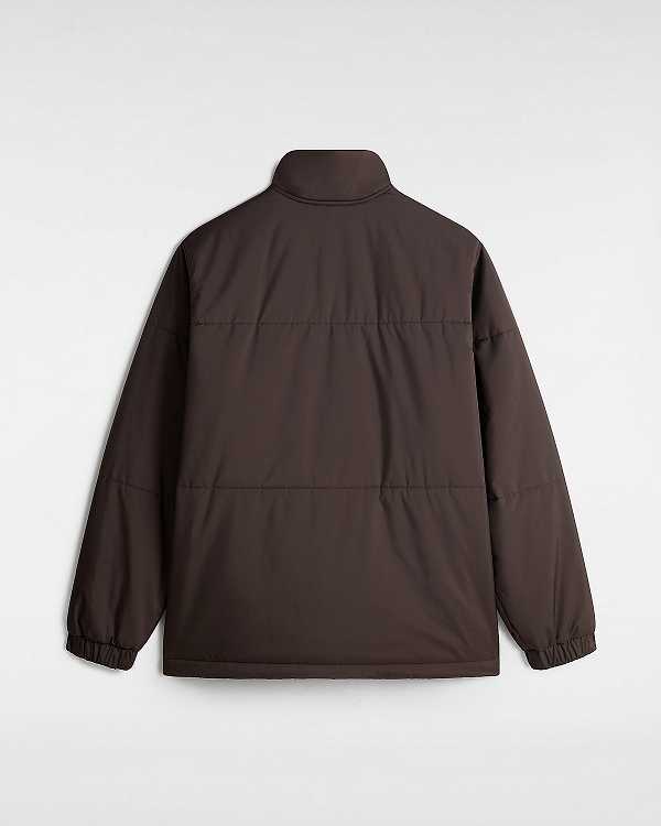 Brown Men Vans MTE Norris Puffer Jacket Canada | VN6274950